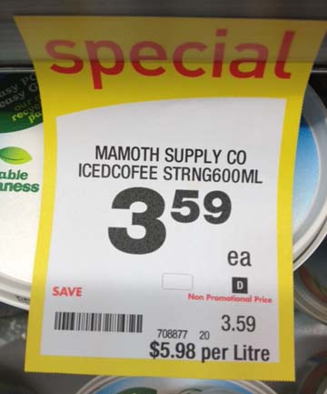 Supermarket Price Tag